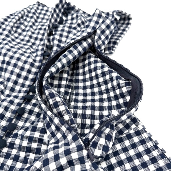 NWOT New Anthropologie Women's Gingham Midi Dress 4 Petite Seen Worn Kept Straps - Picture 5 of 8